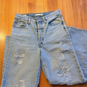 Levi’s ribcage straight ankle